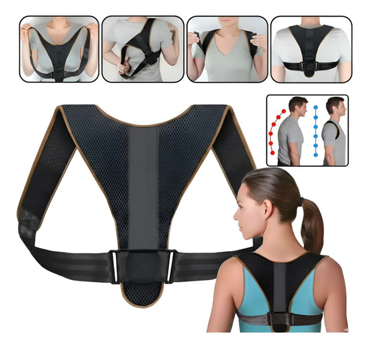 Corrector de postura ajustable - hombros y espalda